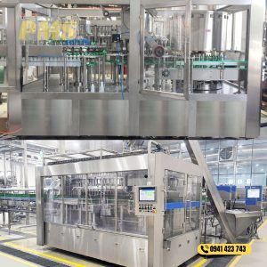 Máy chiết rót sữa